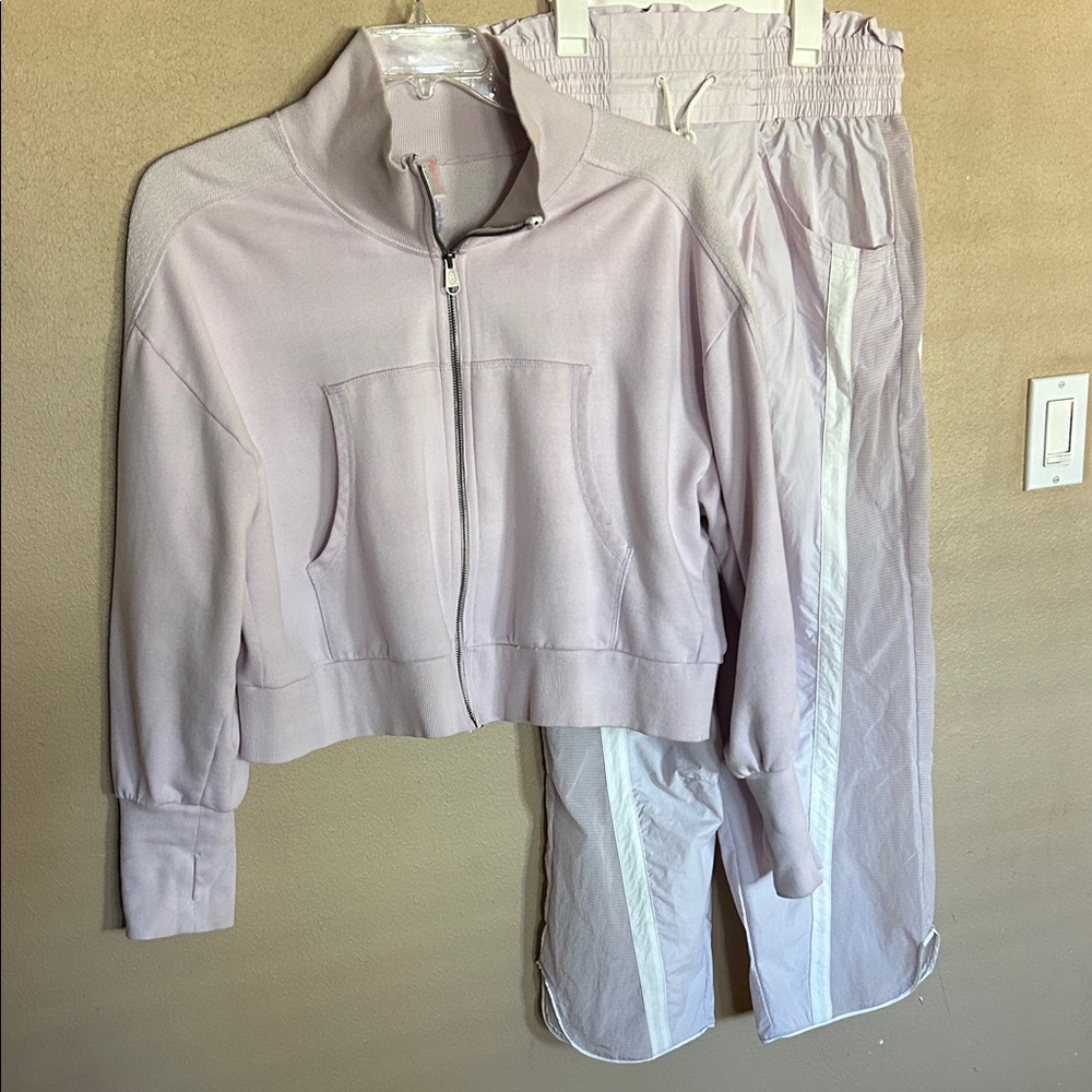 FP movement Women's Lavender Tracksuit Set-sz M